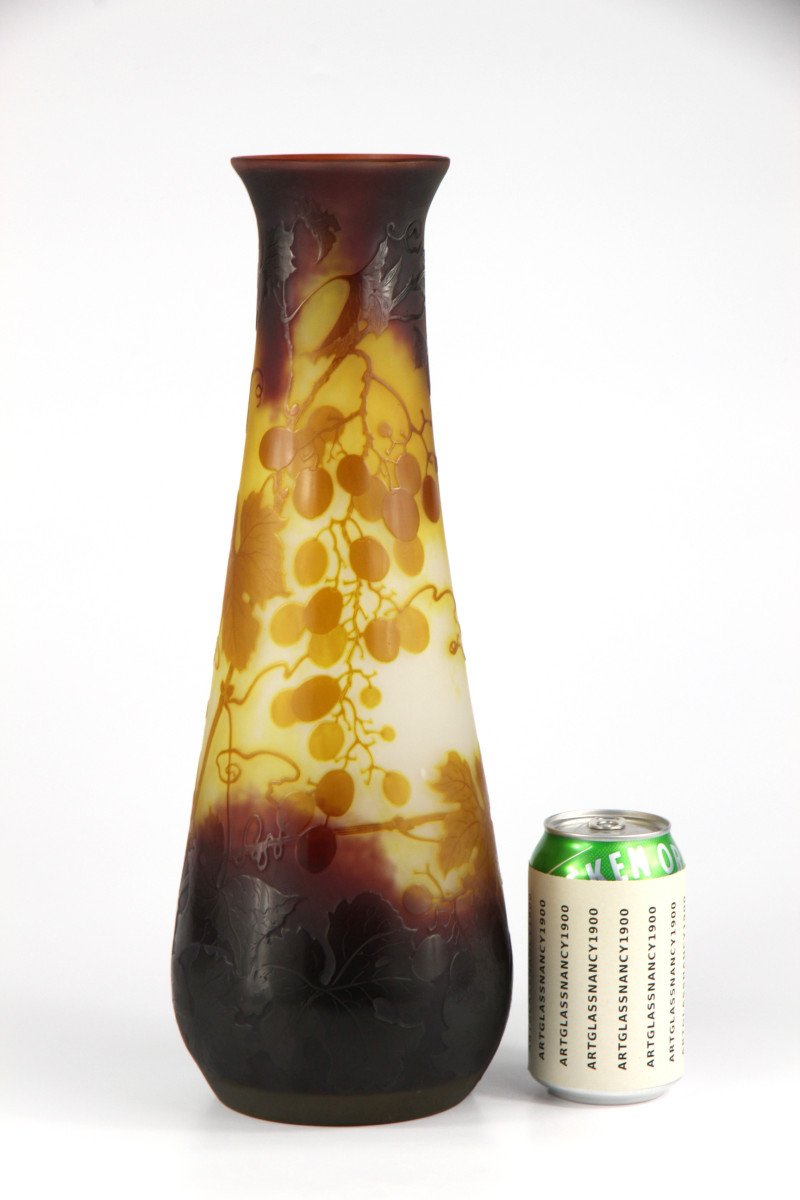 Gallé Vase (vine)-photo-2