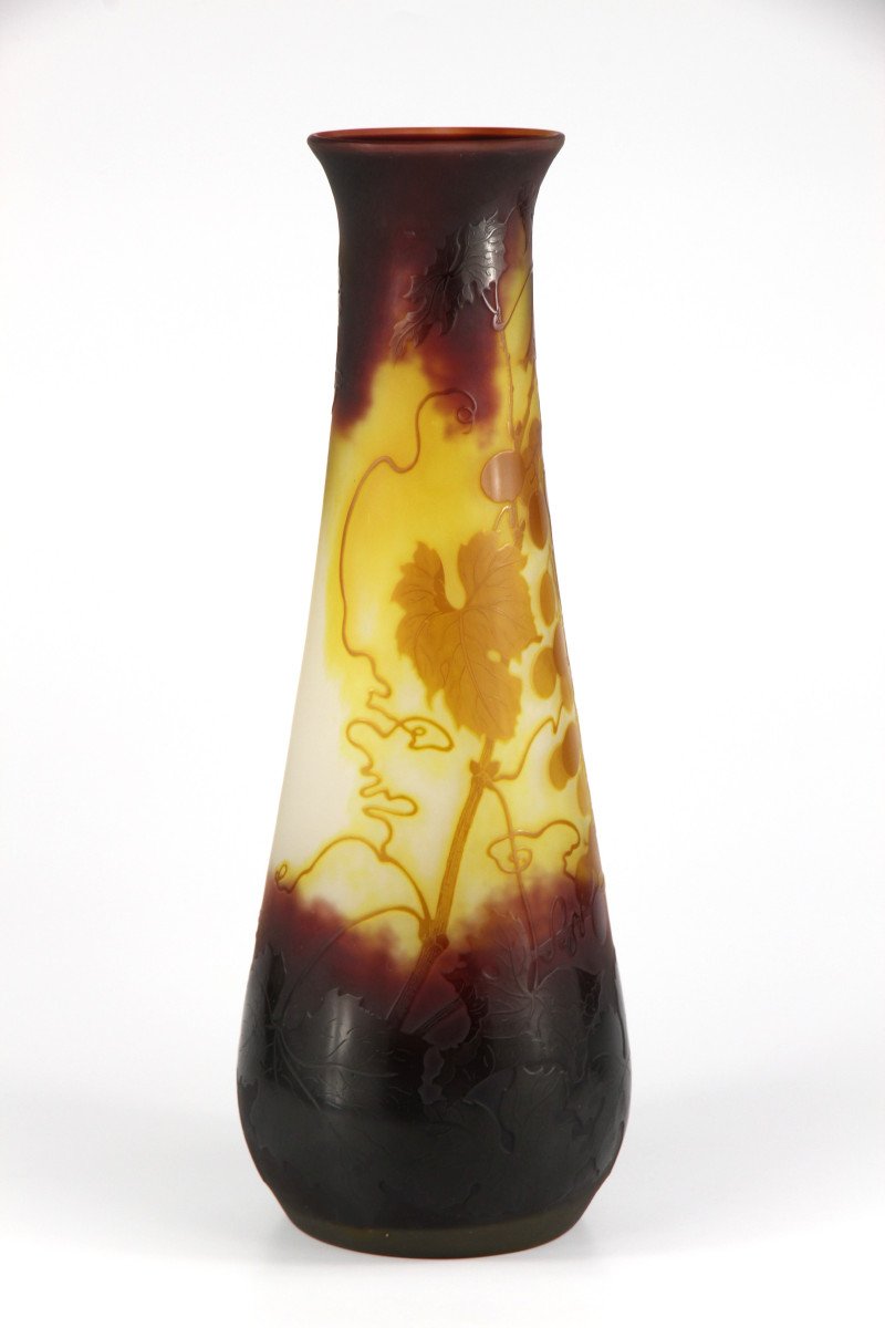 Gallé Vase (vine)-photo-3