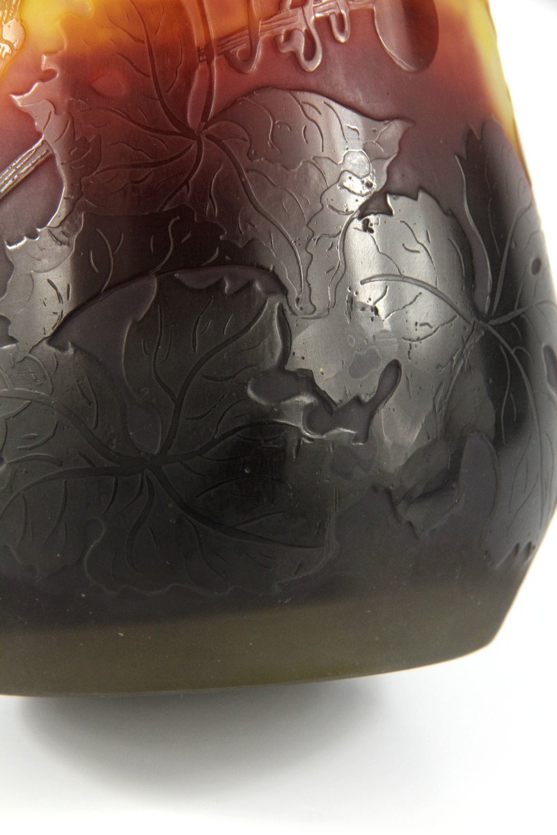 Gallé Vase (vine)-photo-7