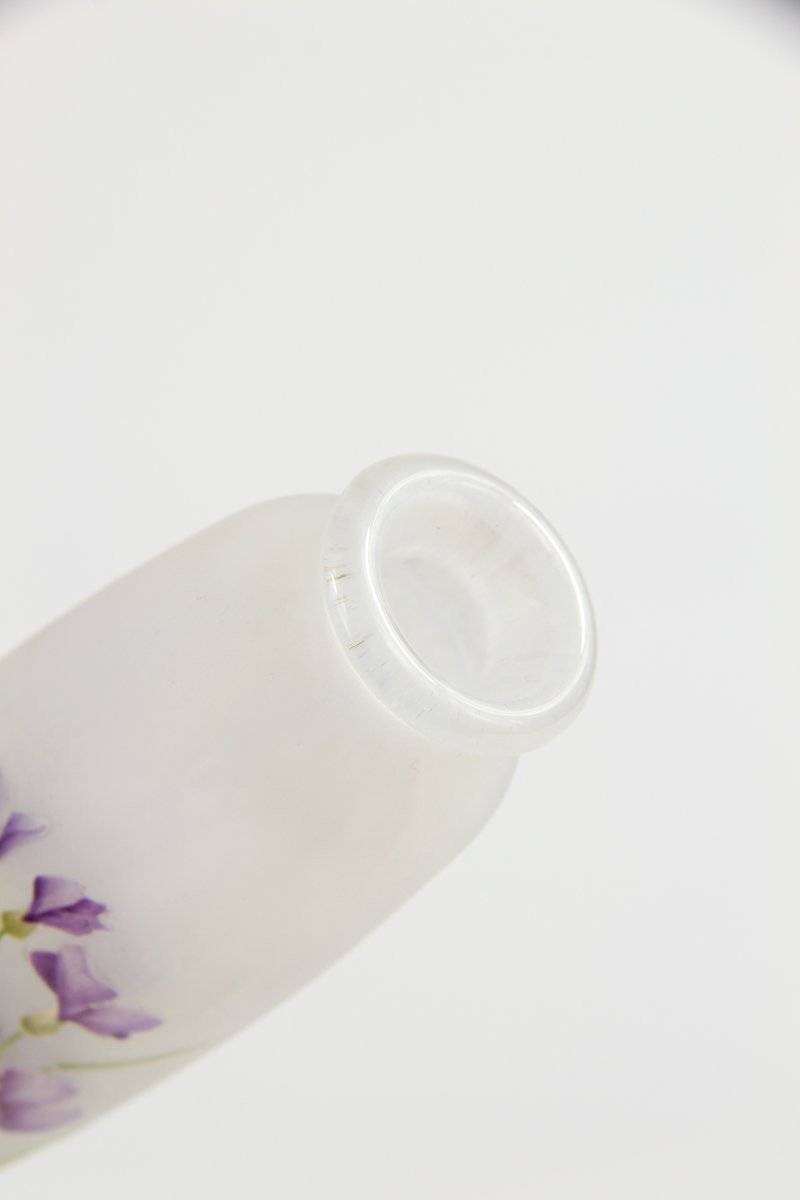 Vase Daum Nancy (cardamine)-photo-2