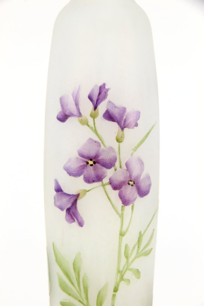 Vase Daum Nancy (cardamine)-photo-4