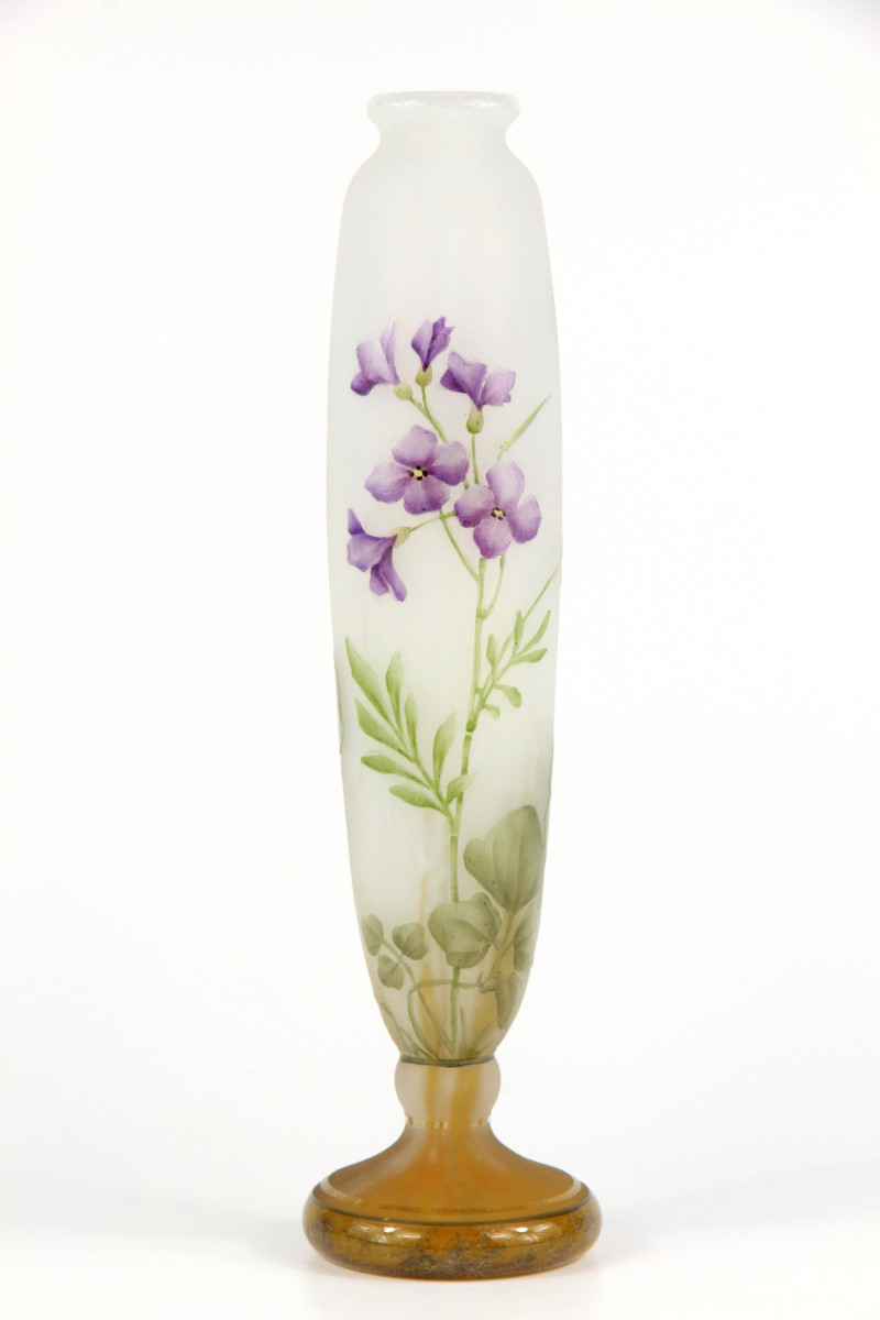 Vase Daum Nancy (cardamine)