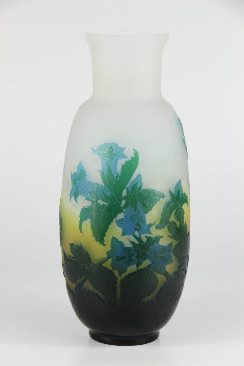 Vase Gallé (campanules)-photo-1
