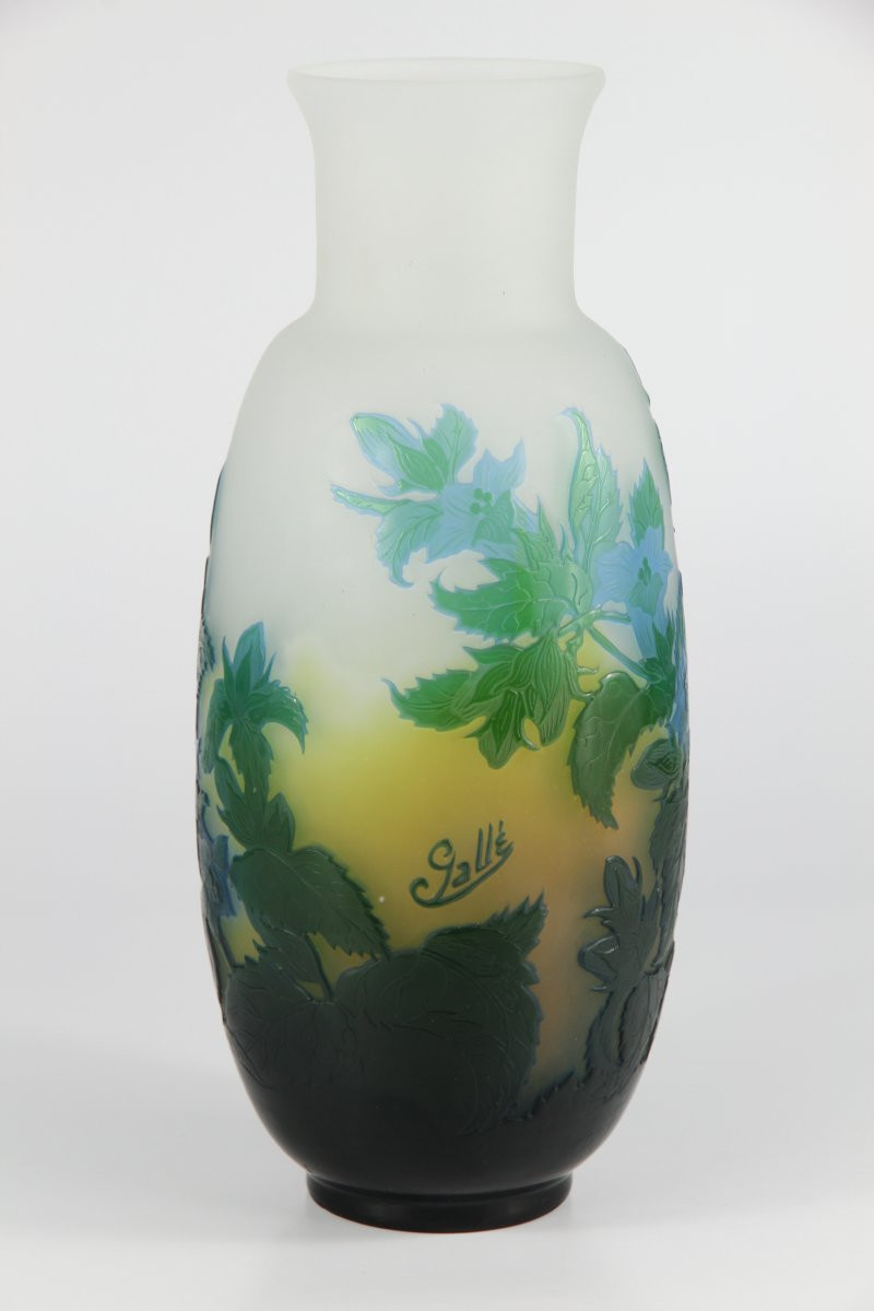 Vase Gallé (campanules)-photo-2