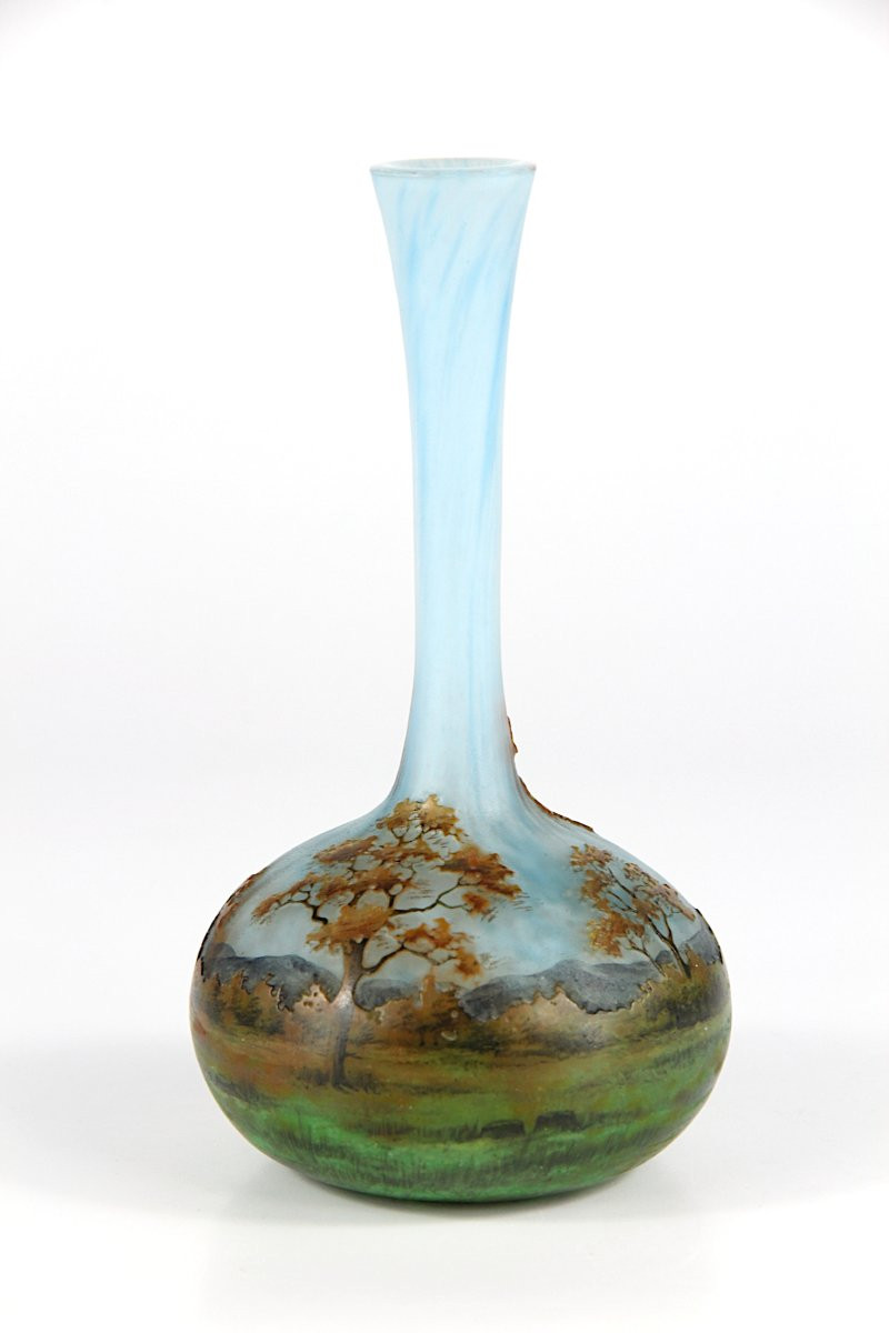 Daum Nancy Vase (lorraine Landscape)-photo-2