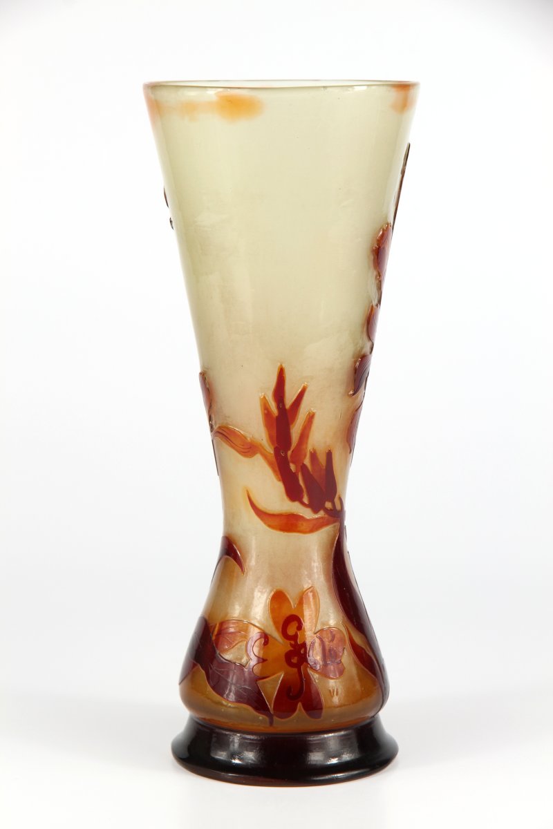 Vase Gallé (giroflées)-photo-3