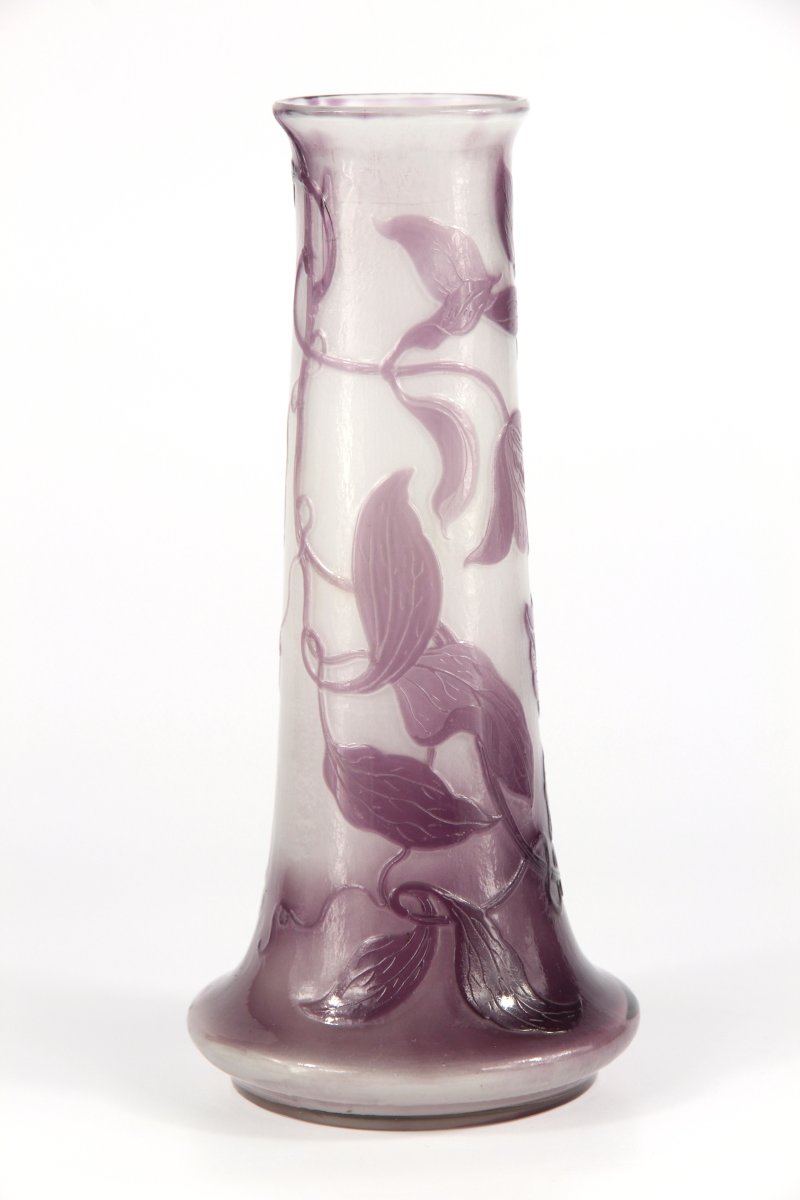 Gallé Vase (clematis)-photo-2
