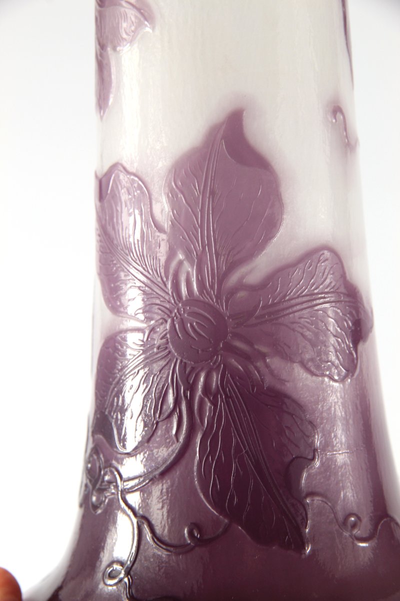 Gallé Vase (clematis)-photo-8