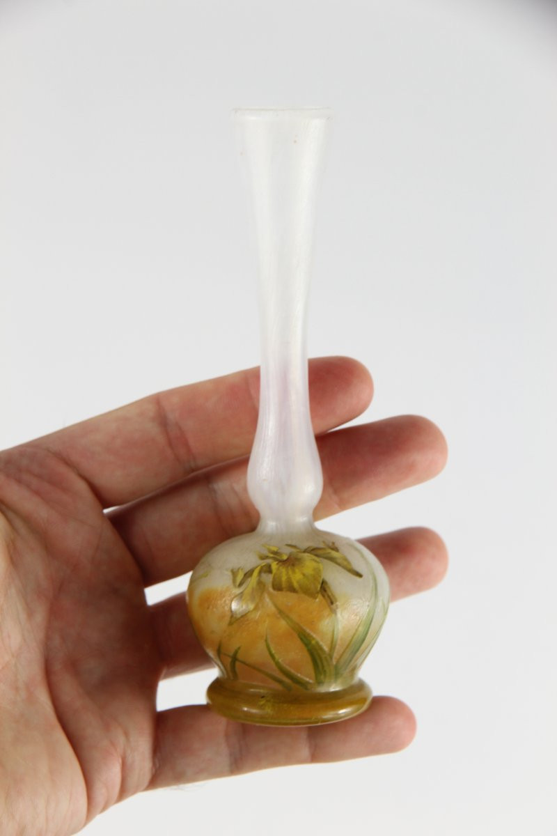 Vase Daum Nancy (iris)-photo-3