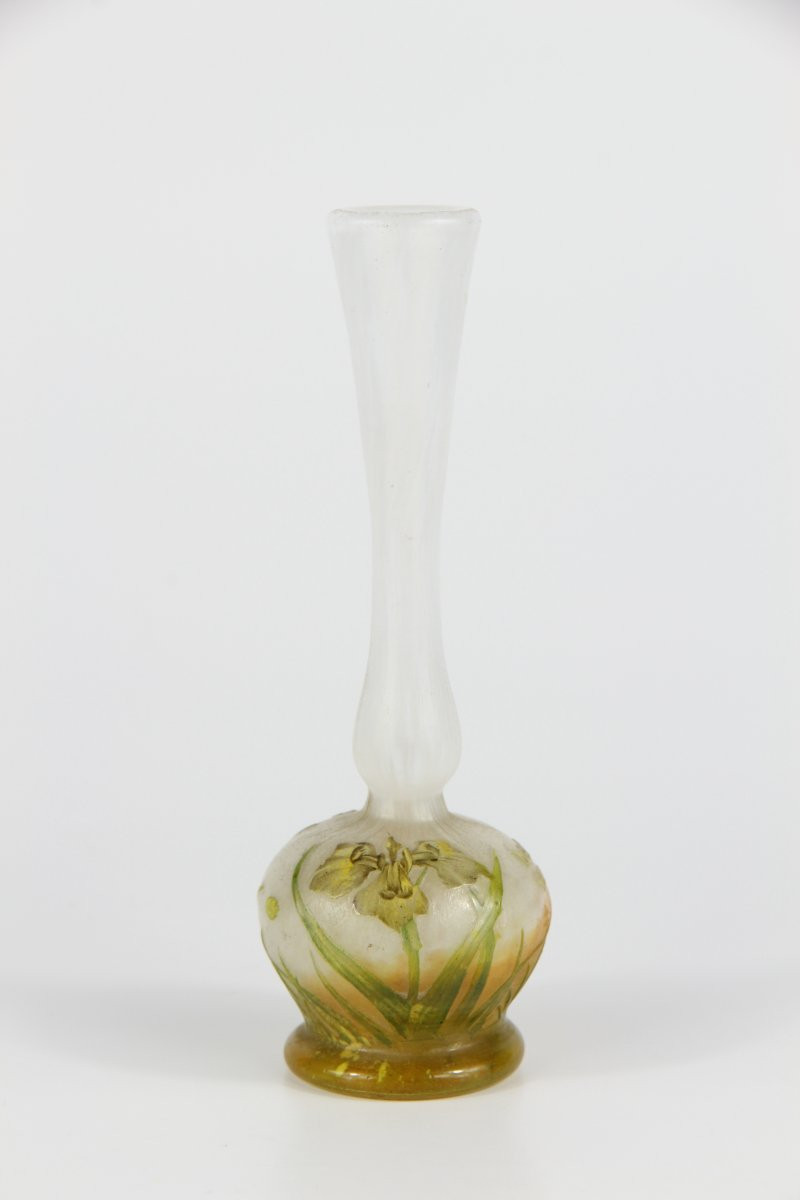 Vase Daum Nancy (iris)-photo-2