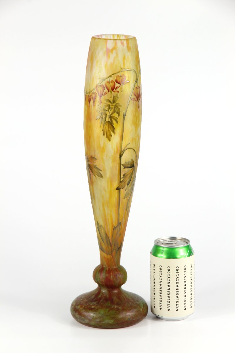 Vase Daum Nancy (Cœur de Jeannette)-photo-2