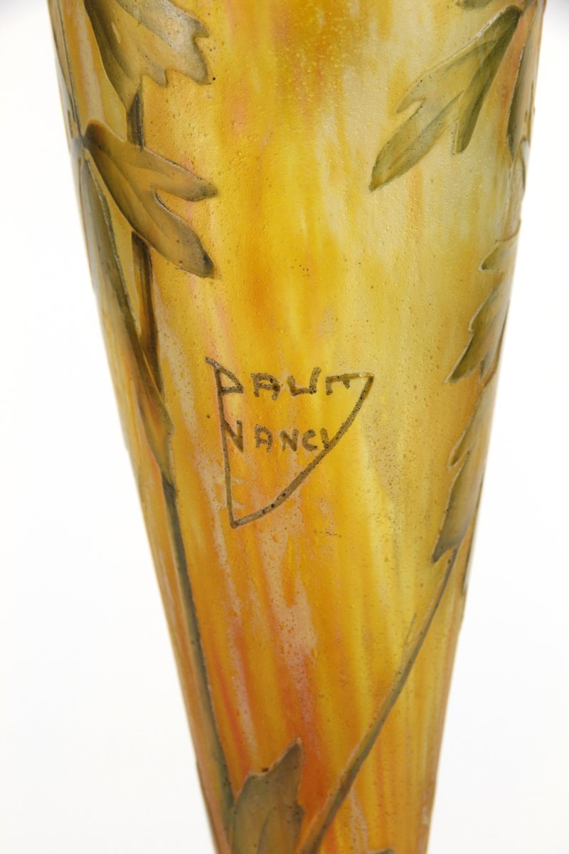 Vase Daum Nancy (Cœur de Jeannette)-photo-3