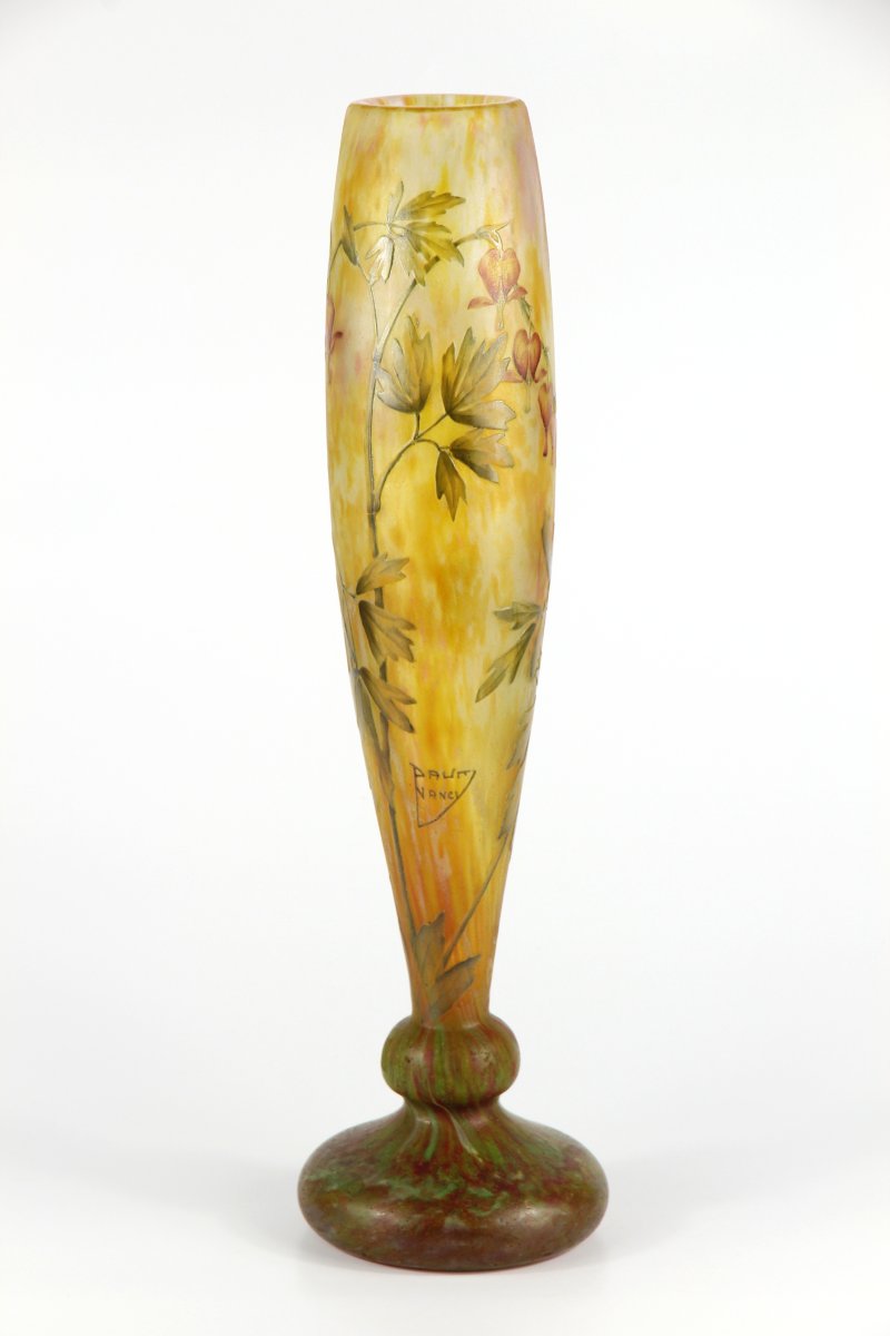 Vase Daum Nancy (Cœur de Jeannette)-photo-2