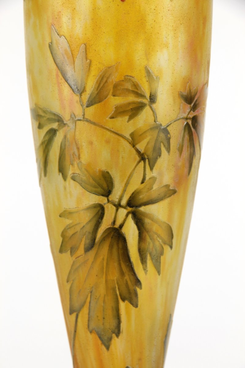 Vase Daum Nancy (Cœur de Jeannette)-photo-8