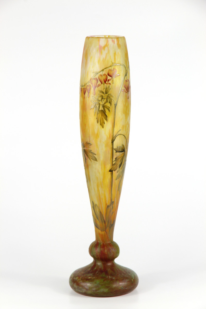Vase Daum Nancy (Cœur de Jeannette)