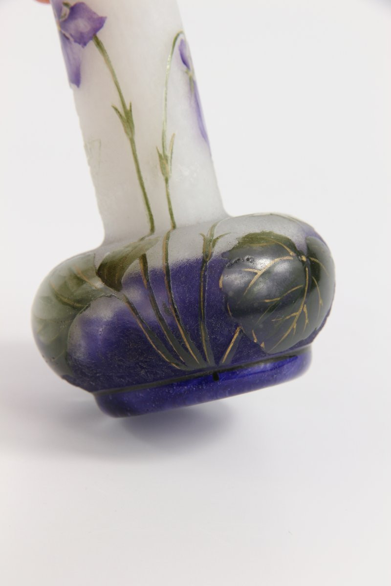 Vase Daum Nancy (violettes)-photo-6
