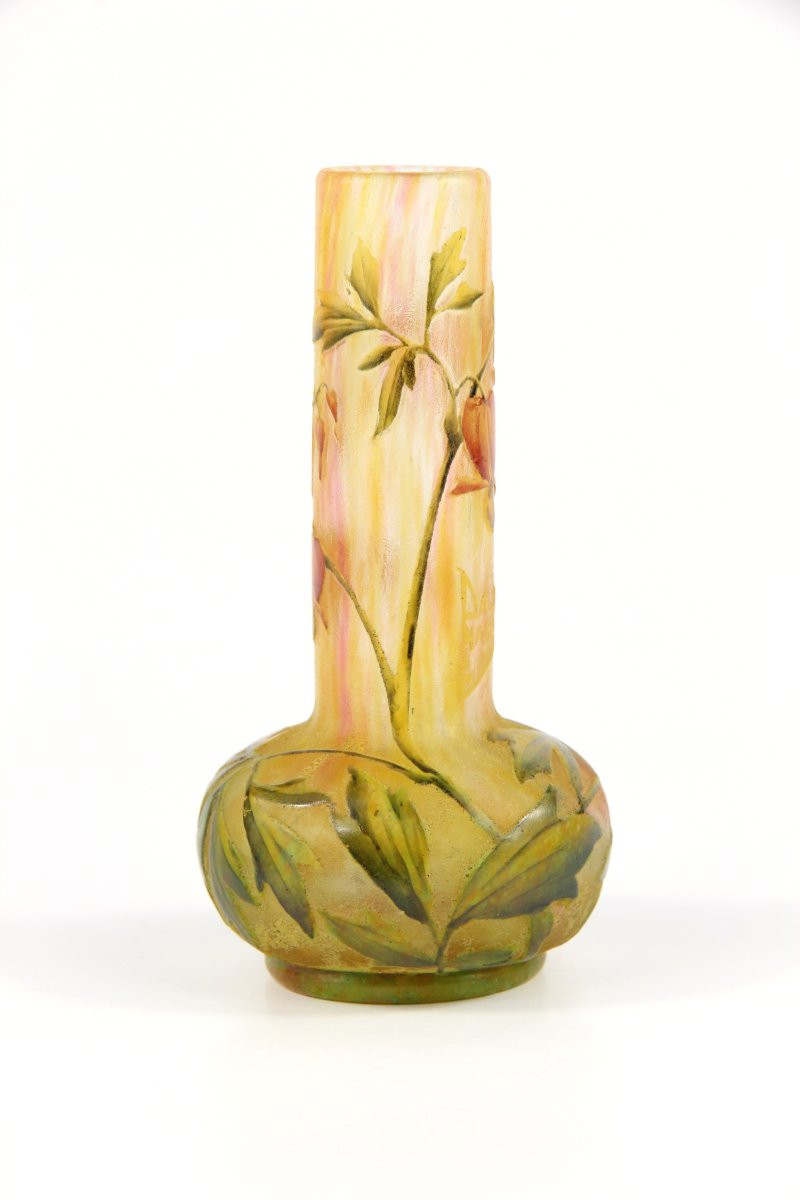 Vase Daum Nancy (Cœur de Jeannette)-photo-2