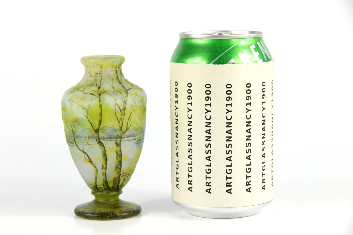 Daum Nancy Vase (lake Landscape)-photo-2