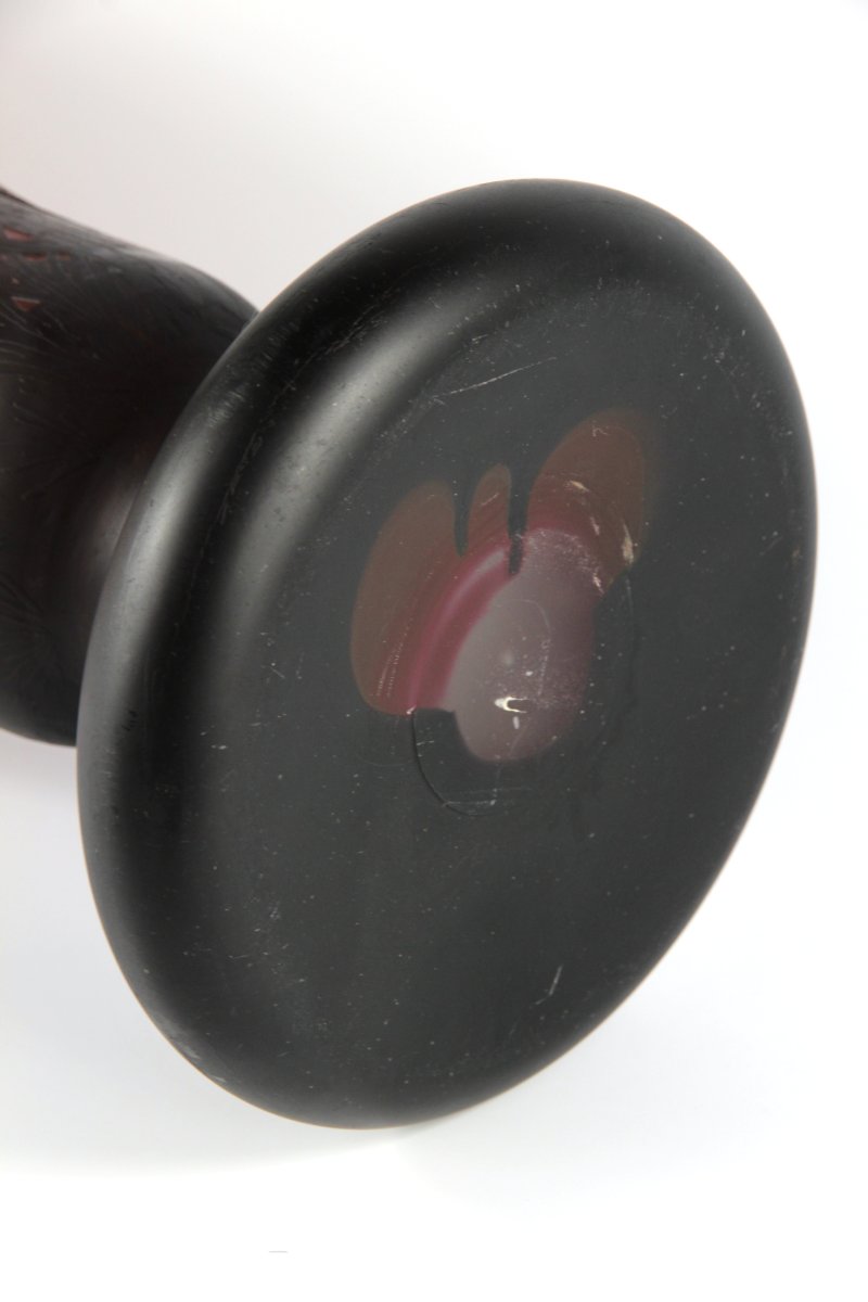 Vase Daum Nancy (paysage lacustre)-photo-4