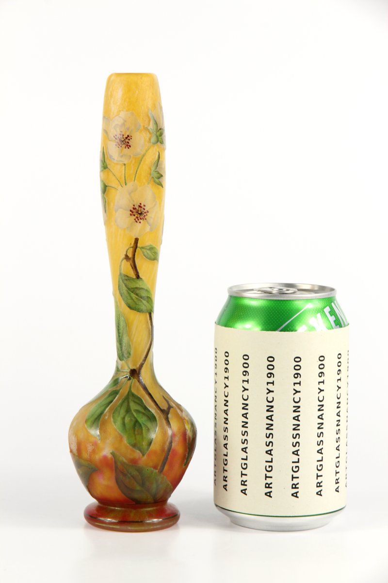 Vase Daum Nancy (pommier)-photo-2
