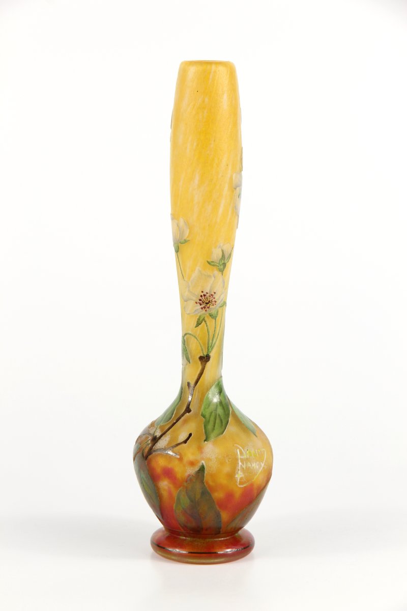 Vase Daum Nancy (pommier)-photo-4