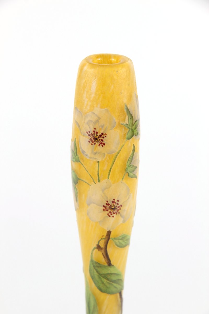 Vase Daum Nancy (pommier)-photo-5