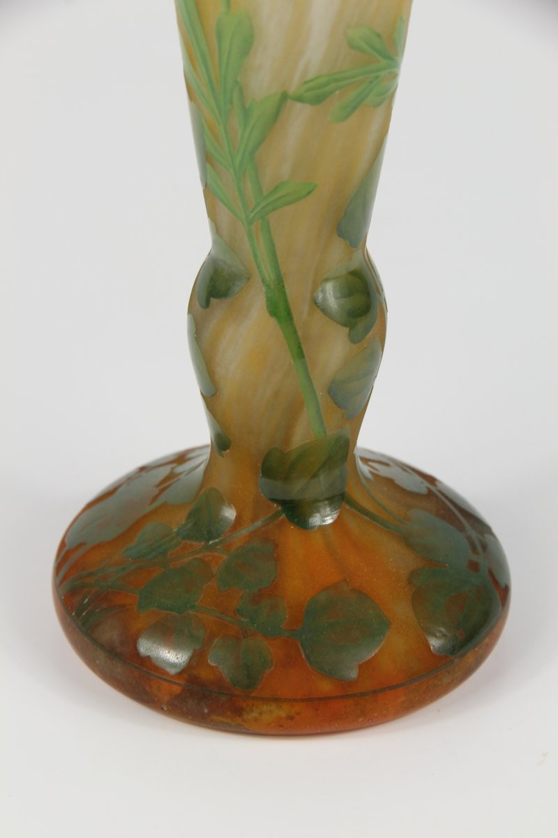 Vase Daum Nancy (cardamine)-photo-7