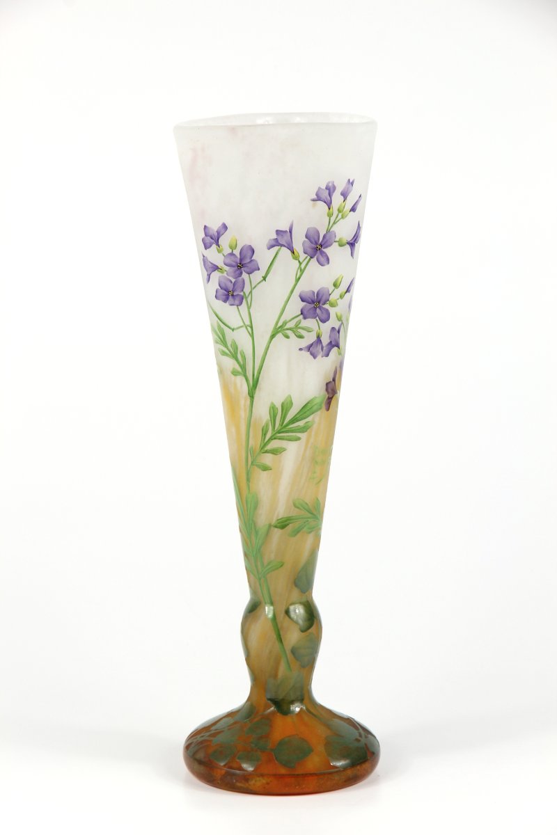Vase Daum Nancy (cardamine)