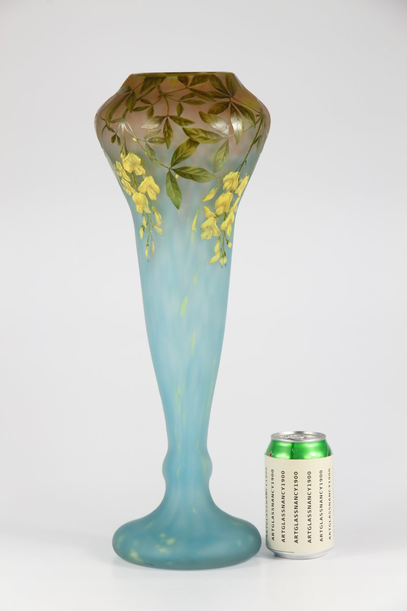 Daum Nancy Vase (laburnum)-photo-2