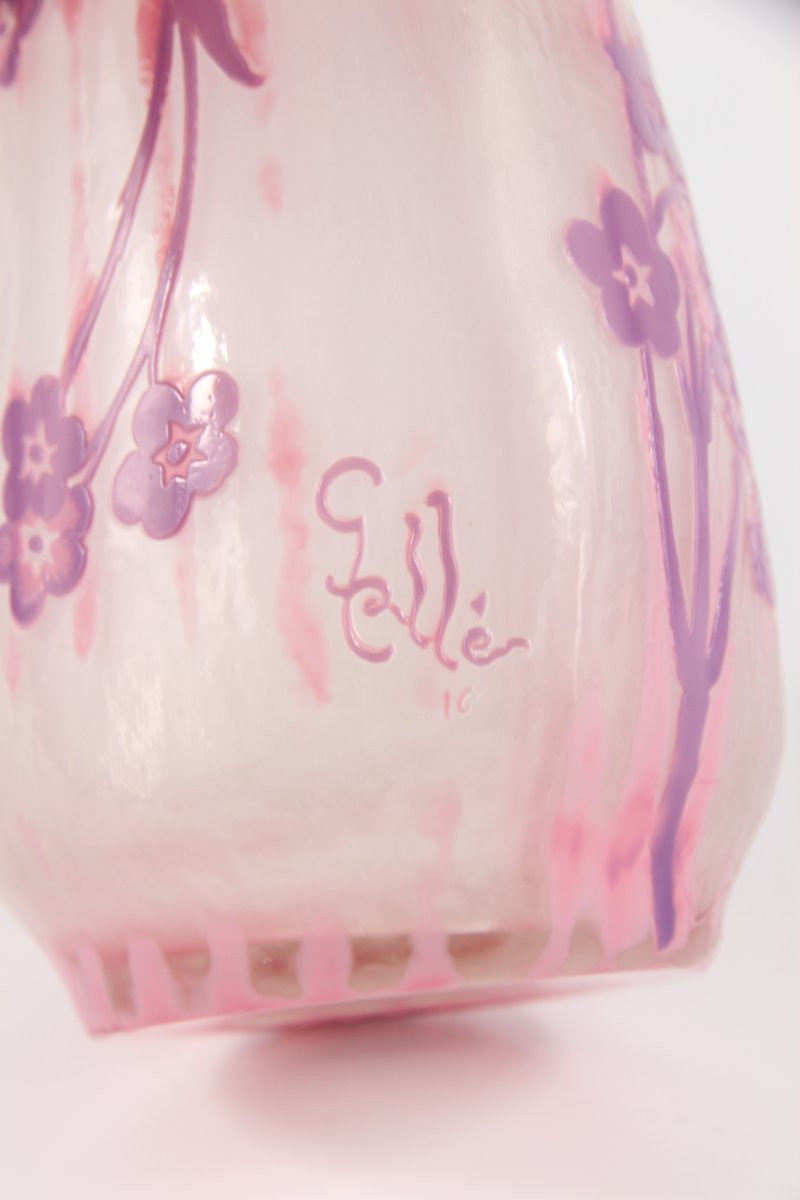 Gallé Vase (primroses And Spiderweb) No. 2-photo-3