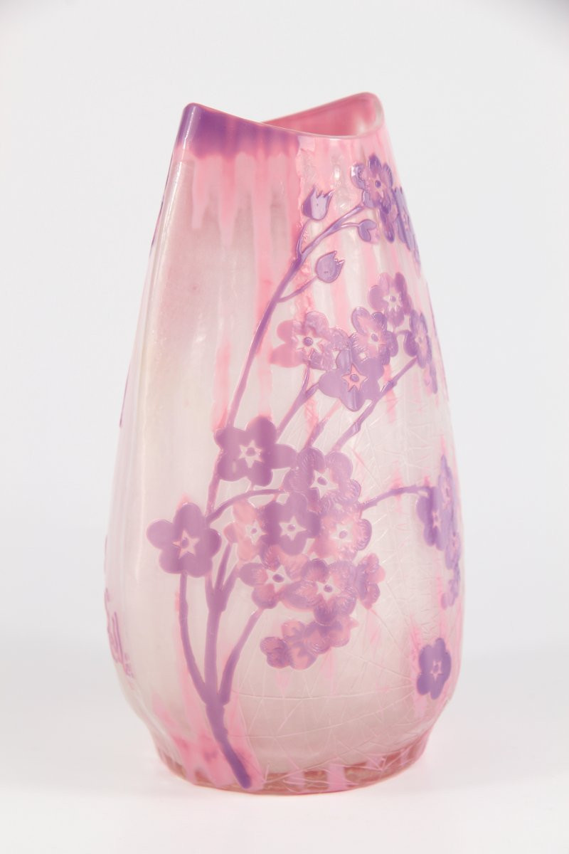 Gallé Vase (primroses And Spiderweb) No. 2-photo-5