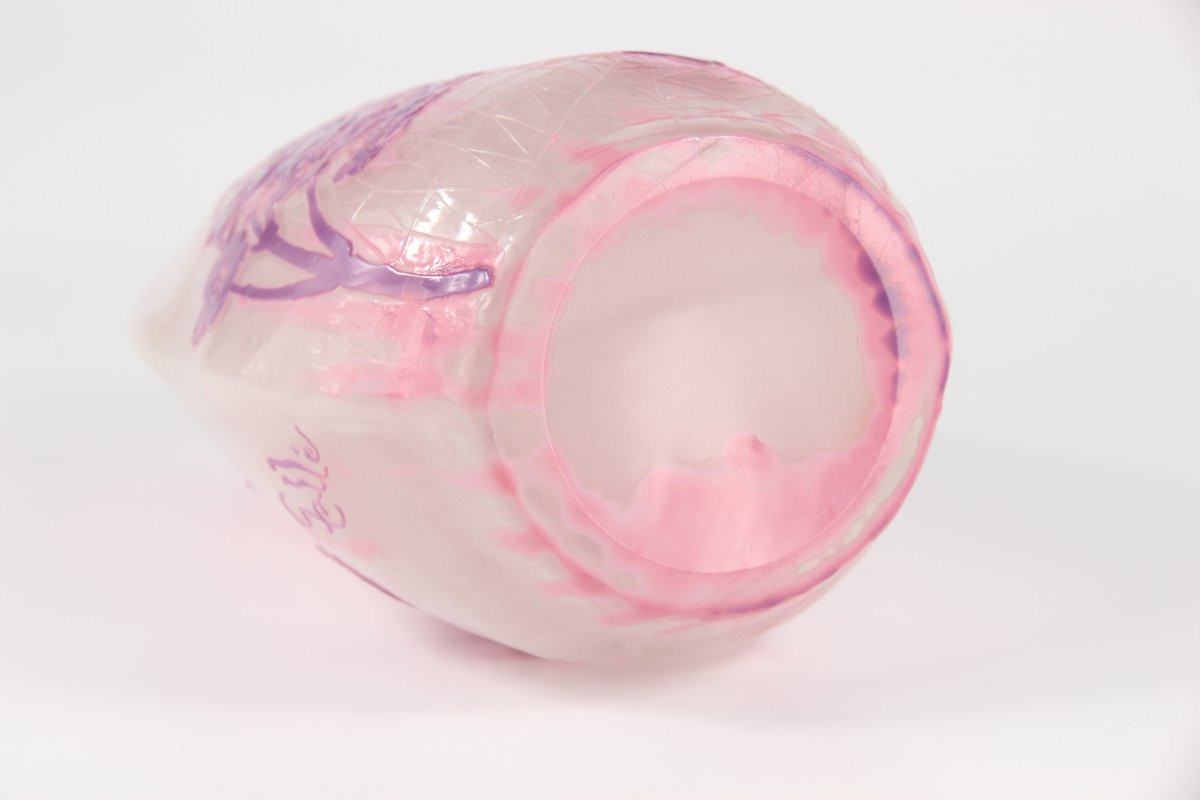 Gallé Vase (primroses And Spiderweb) No. 2-photo-8