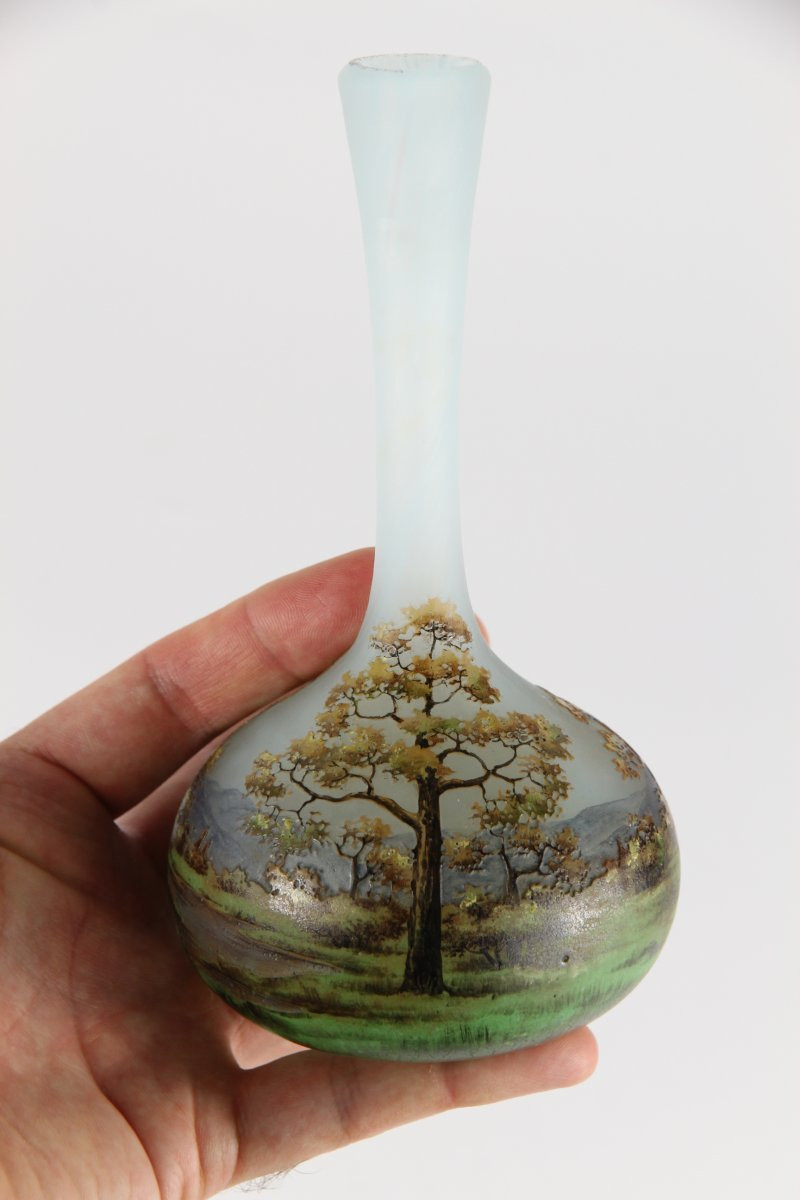 Daum Nancy Vase (lorraine Landscape)-photo-3