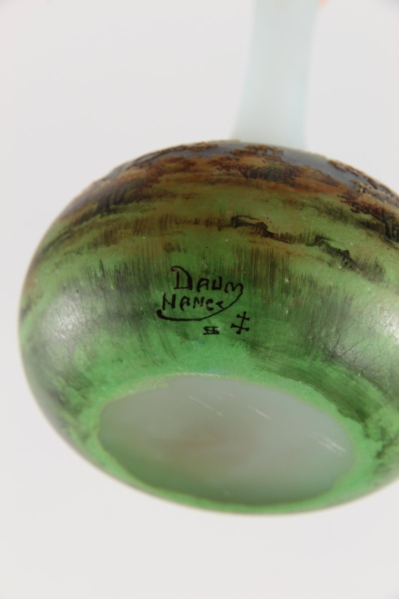 Daum Nancy Vase (lorraine Landscape)-photo-4