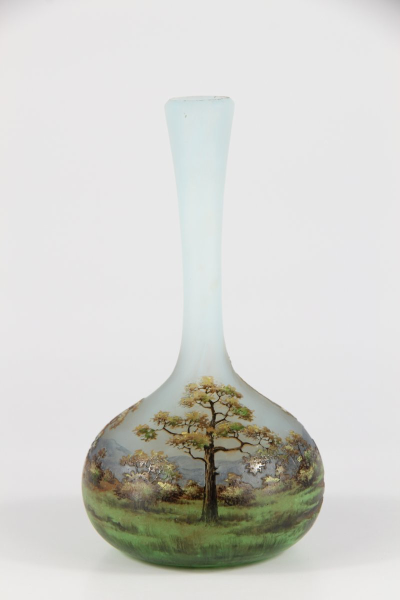 Daum Nancy Vase (lorraine Landscape)-photo-2