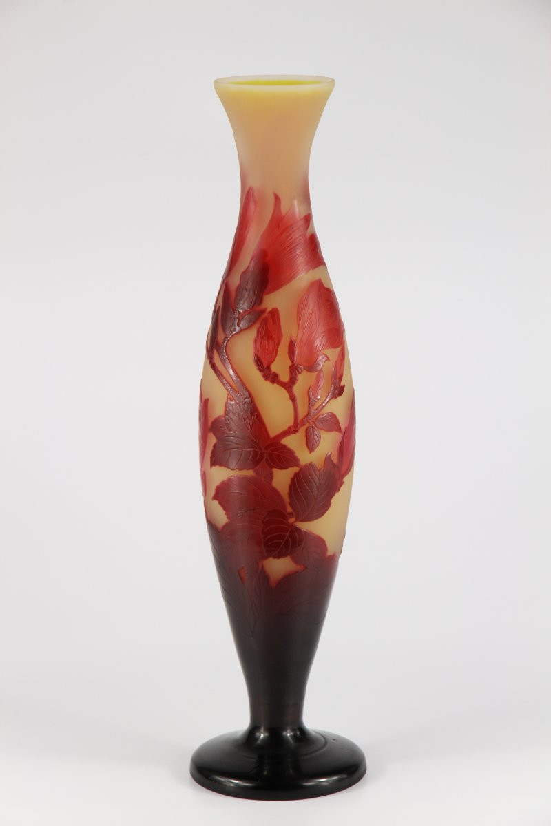 Vase Gallé (magnolia)-photo-4