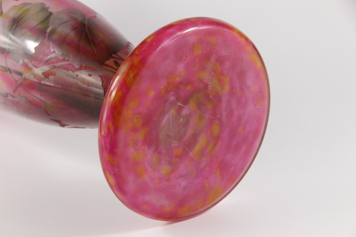 Daum Nancy Vase (begonia)-photo-4