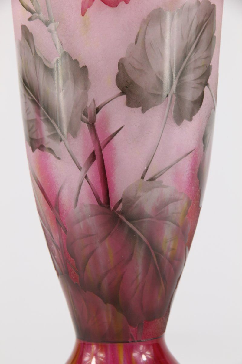 Daum Nancy Vase (begonia)-photo-7
