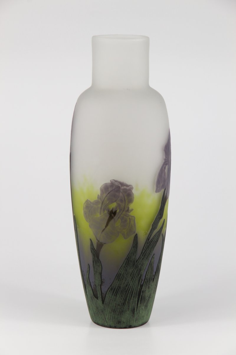 Vase Daum Nancy (Iris)-photo-2