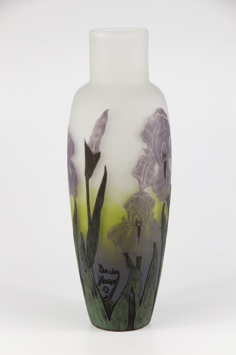 Vase Daum Nancy (Iris)-photo-4