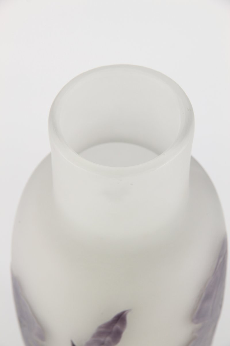 Vase Daum Nancy (Iris)-photo-5