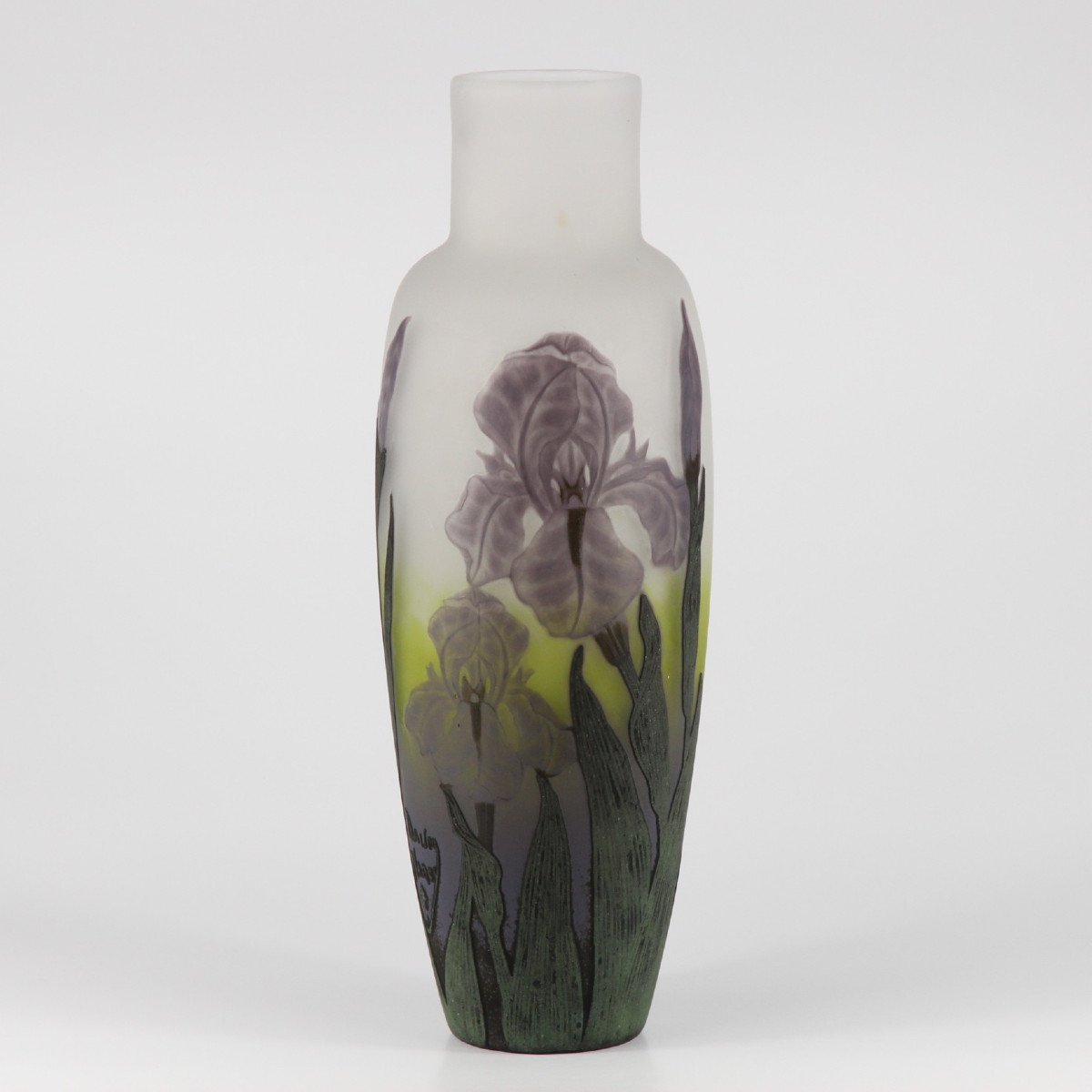 Vase Daum Nancy (Iris)
