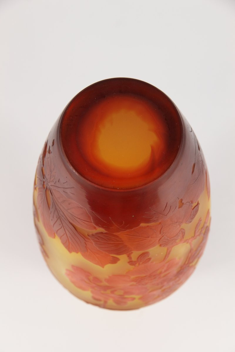 Gallé Vase (apple Blossoms)-photo-4