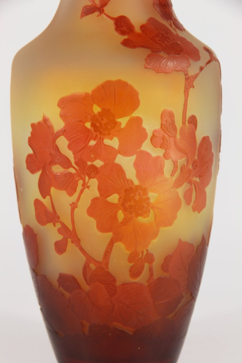 Gallé Vase (apple Blossoms)-photo-6