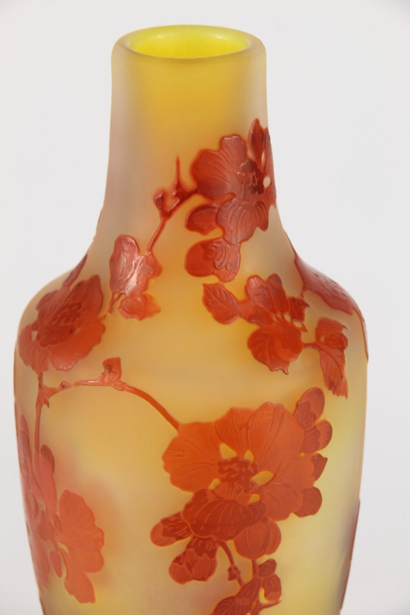 Gallé Vase (apple Blossoms)-photo-7