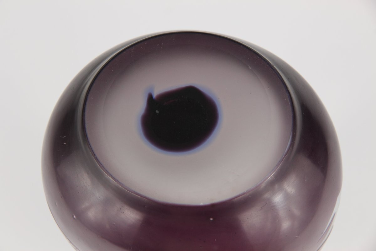 Gallé Vase (water Lilies And Arrowheads)-photo-8