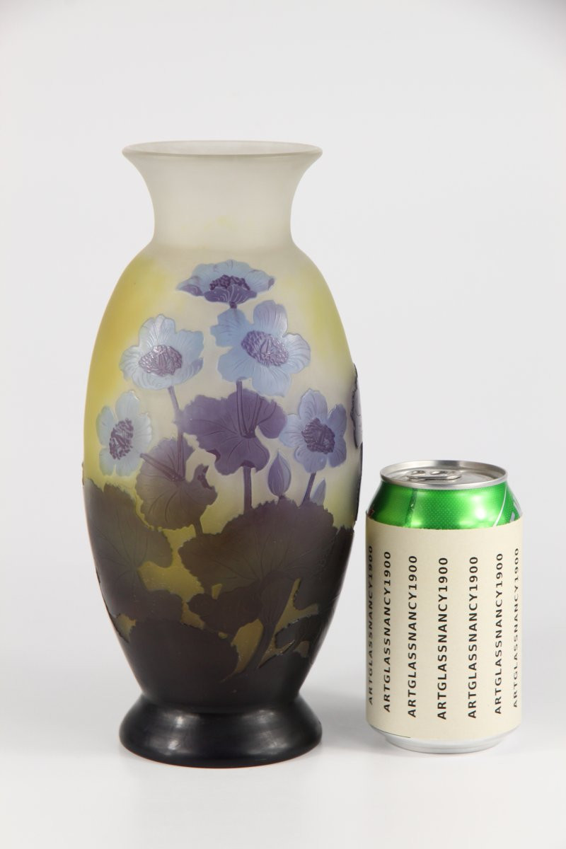 Gallé Vase (marsh Marigold)-photo-2