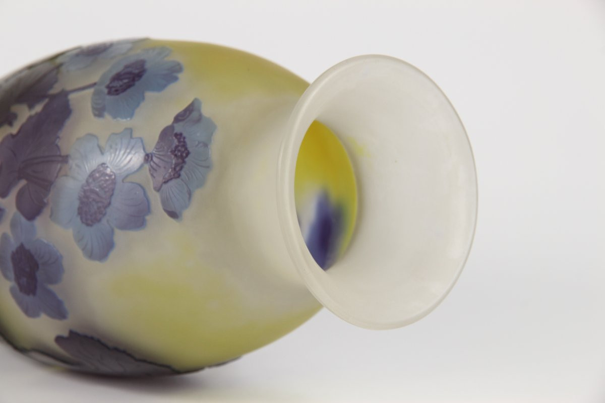 Gallé Vase (marsh Marigold)-photo-4