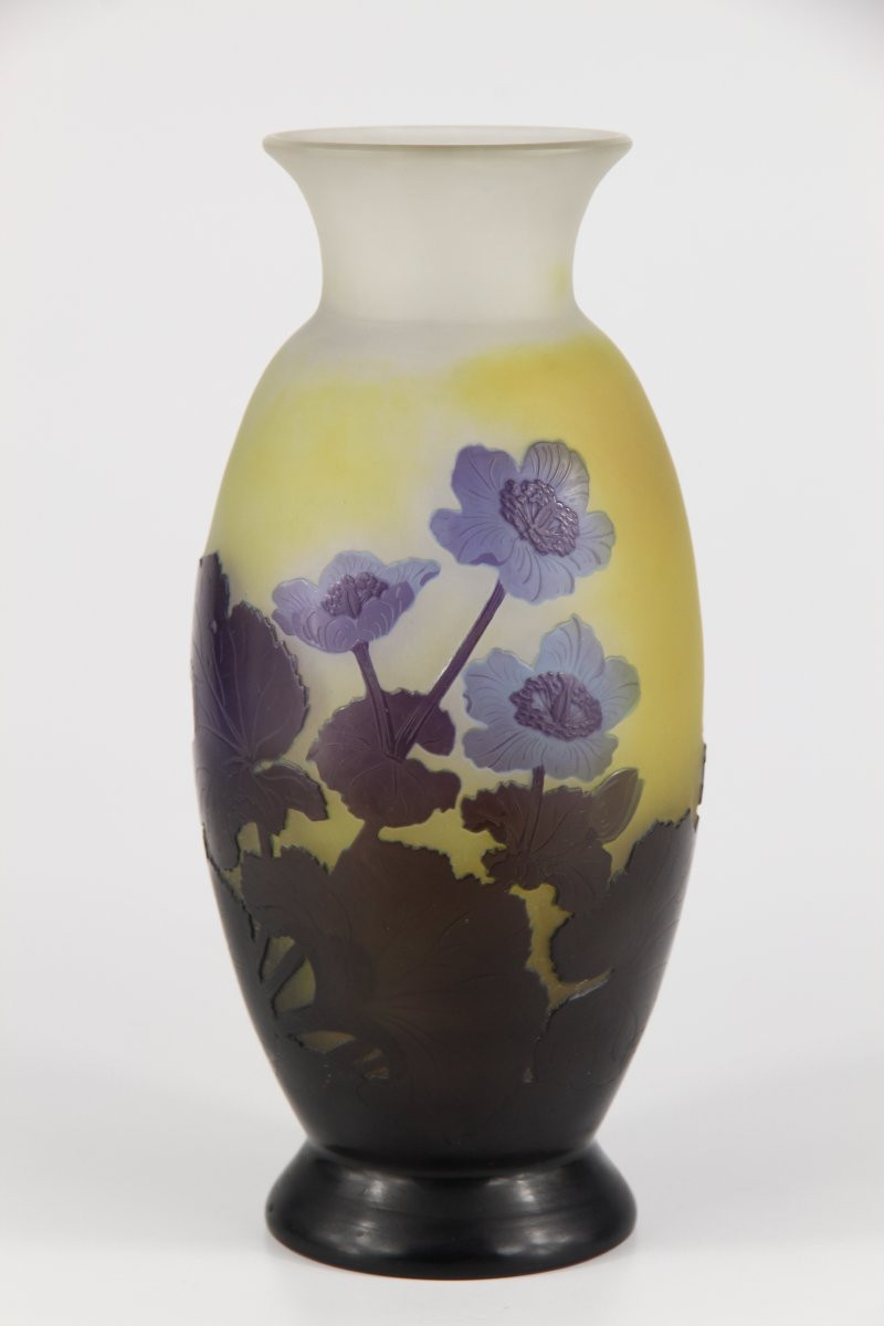 Gallé Vase (marsh Marigold)-photo-2