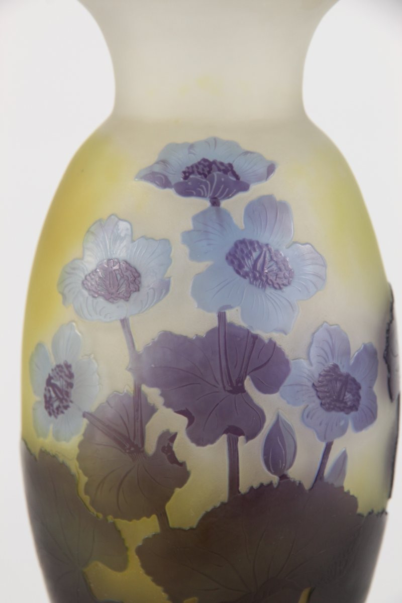 Gallé Vase (marsh Marigold)-photo-5